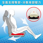 [威力車坊]【Relass】3D立體凝膠沁涼紓壓座墊-卡其米, , large
