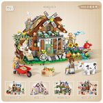 LOZ微型積木農場小屋, , large