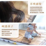 【台灣製造】四季亞藤透氣床墊 厚度5cm 單人3尺｜山林漫步｜雙面可翻 涼感蓆面 三折床墊 亞藤涼蓆, , large