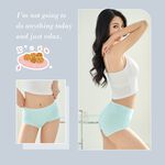 【伊柔 EVEROY】經典舒適純棉高腰內褲 M-2XL/Q內褲 9817-51 藍色, , large