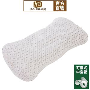 【旭】日本旭川日本專科人體工學3D曲線快眠調節枕 日本暢銷五區機能氧氣枕 枕頭 機能枕 神之枕 中空管枕 電視熱銷
