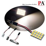 【PA LED】雙尖 T10 BA9S 超白光 暖白光 2835 15晶 SMD LED 燈板 室內燈 閱讀燈 行李箱燈, , large