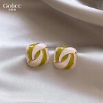 【Gulicc】古莉可 耳環 法式奶油糖果耳釘 耳環, , large