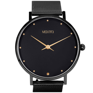 [MEDOTA] CHICA minimalist color collection ladies watch-Black&Gold / CH-9402