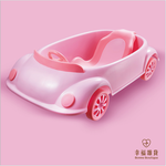 &nbsp;【B&B幸福雜貨】寶寶汽車浴盆 附紫紗袋-粉 BG68188A02-1, , large