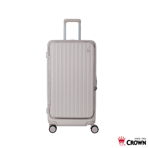 【CROWN BOXY】28吋上掀式框架胖胖箱-燕麥奶