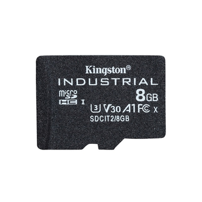 【Kingston】INDUSTRIAL 8G micro SDHC U3 V30 A1 工業用 高耐用 記憶卡 讀取速度:100MB/s