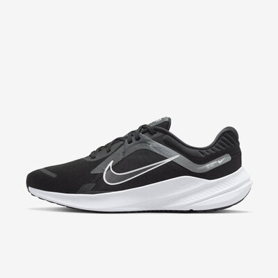 Nike Quest 5 男 慢跑鞋 運動 休閒 路跑 透氣 柔軟 舒適 緩震 黑灰白 [DD0204-001]