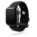 SWAROVSKI 施華洛世奇Apple Watch 水晶矽膠錶帶 40/41mm適用-黑色 送禮 禮物 推薦(不含手錶), , large