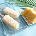 【半天水】鮮剖鳳梨椰奶雪糕8盒(70g*4支/盒〉免運, , large