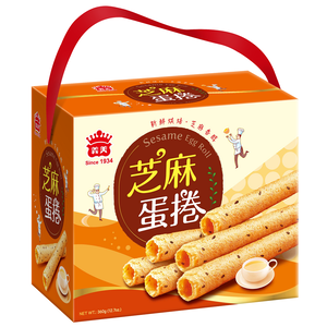 【限量】義美蛋捲禮盒-祈福款(無提袋)