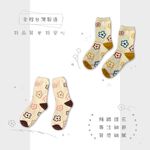 【D&G】花朵女襪-D596/D597/D598 短襪 中筒襪 穿搭襪, , large
