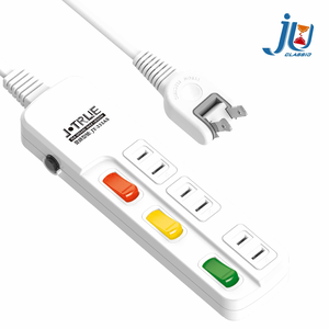 鉅玉經典｜Three-way, three-prong extension cable  1.8m JY-233AS-6