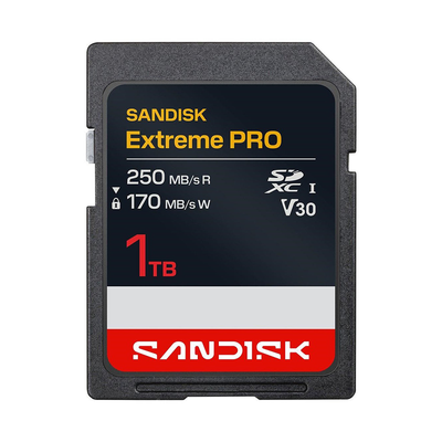 【SanDisk】Extreme PRO 1TB SDXC UHS-I U3 V30 相機用記憶卡