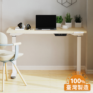 【KAKU健康生活】KA-4853 臺灣製造[優仕款]電動升降桌-直邊 120x60cm 多色可選