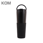 【KOM】316不鏽鋼直飲兩用水水保溫杯 750ml 豆沙粉/芝麻黑(環保杯/飲料杯/保冰/保溫/隨行杯), , large