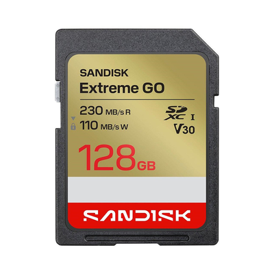 【SanDisk】Extreme GO 128G V30 UHS-I U3 SD SDXC 記憶卡