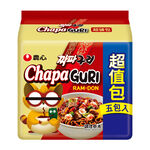 農心浣熊炸醬烏龍麵140g X5, , large