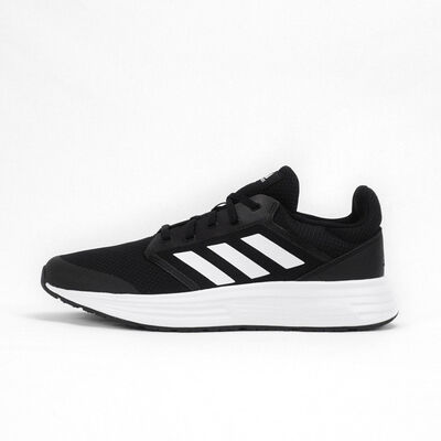 Adidas Galaxy 5 男鞋 運動 慢跑 休閒 緩震 健身 回彈 柔軟 愛迪達 黑白 [FW5717]