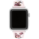 COACH Apple Watch 淡粉花朵錶帶 38/40/41mm適用 矽膠錶帶 禮物 送禮(不含手錶) CO14700292, , large