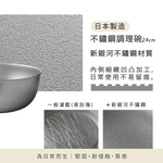 日本Arnest 逸品物創 不鏽鋼料理盤+不鏽鋼瀝水濾網+不鏽鋼調理碗-24cm, , large