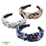 【Gulicc】古莉可 髮箍 歐美時尚寬邊布藝ins髮箍, , large