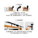 Single Telescopic Curtain Rod &ndash; Ribbed Ball Finials | Italian Series | Decorative Metal Rod Set | 70-120 cm-Black, , large