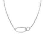 Calvin Klein CK Playful Organic Shapes 造型項鍊 母親節送禮-銀 35000353, , large