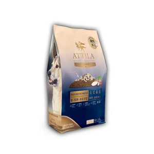 【ATTILA 阿提拉】機能凍乾犬糧 鹿肉+藍鱈+羽衣甘藍 皮毛養護1.8kg(全齡犬/狗飼料/無穀狗飼料)