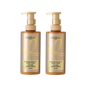 (免運)【L'Or&eacute;al Paris巴黎萊雅】黃金胜肽柔韌修護護髮素440ml 兩入組 公司貨