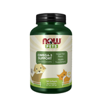 摩達客 美國進口 NOW娜奧寵物魚油Omega-3軟膠囊180顆/瓶｜貓狗營養保健, , large