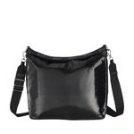 LeSportsac MEDIUM ZIP SHOULDER 中型拉鍊肩背包-閃耀黑, , large