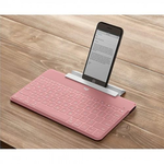 【 Logitech 羅技 】Keys-To-Go 粉色 輕巧藍牙鍵盤 適用 iPhone iPad Apple TV, , large