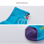 (多款)大嘴猴 PAUL FRANK 抗菌羅紋中長襪 【旺達棉品】PF004, , large