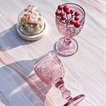【Lesser&Pavey】彩色高腳杯/浮雕紅酒杯/雕花紅酒杯/紅酒杯/酒杯/香檳杯/玻璃杯/對杯/派對杯/酒杯組, , large