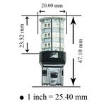 【PA LED】T20 7443 雙芯 55晶 5630 2835 SMD LED 紅光 煞車燈 尾燈 小燈 方向燈, , large