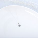 【Angel & Me】Chill 大麻葉 楓葉 s925純銀項鍊 生日聖誕節禮物, , large