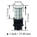 【PA LED】美規 3157 3156 55晶 5630 2835 SMD LED 紅光 煞車燈 角燈 小燈 方向燈, , large