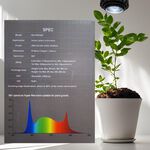 【君沛植物燈】PAR30 LED20W 高光效植物聚光燈 黑色-調焦款(S91光譜), , large