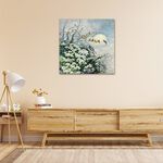 【御畫房】花好月圓 國家一級畫師手繪油畫80&times;80cm(VF-178), , large