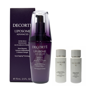 (免運)【DECORTE黛珂】 超微導全能修護精粹75ml 加贈 AQ煥妍潤膚露30ml+柔膚乳30ml 公司貨