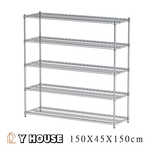【Y HOUSE】150x45x150 cm heavy-duty five-layer iron rack heavy-duty rack heavy-duty iron rack, , large