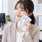 [瑪莎利亞]　日本製【濱文漾】純棉手帕/方巾－撫子花（3入組）, , large