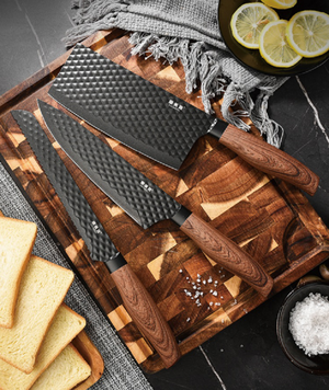 Lemeya Black Jack Kitchen Knife 3-Piece Set (Bread Knife)