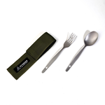 titanium spoon & fork set, , large