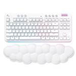 【 Logitech 羅技 】G715 茶軸/觸感軸 白色 無線 美型 炫光 機械式 鍵盤, , large