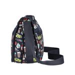|快速出貨|Lesportsac Deluxe Everyday Bag 經典斜背包/ 紐約美食插畫風, , large
