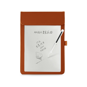【Green Board】A4磁性電紙板 MTA4進階收納組(電紙板+手寫筆+皮革夾) MIT雙專利設計 0.5mm超薄軟性電子紙