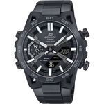 CASIO 卡西歐 EDIFICE 藍芽 太陽能電力賽車錶-黑 ECB-2000DC-1B, , large
