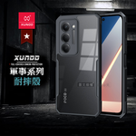 XUNDD訊迪 軍事防摔 POCO M8s 5G 鏡頭全包覆 清透保護殼 手機殼(夜幕黑), , large